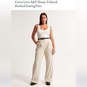 Abercrombie Sloane Tailored Pants Curve Love